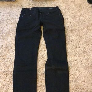 True Relgion skinny black jeans Halle style